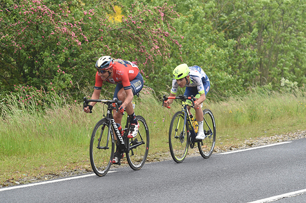 Dylan Teuns and Guillaume Martin